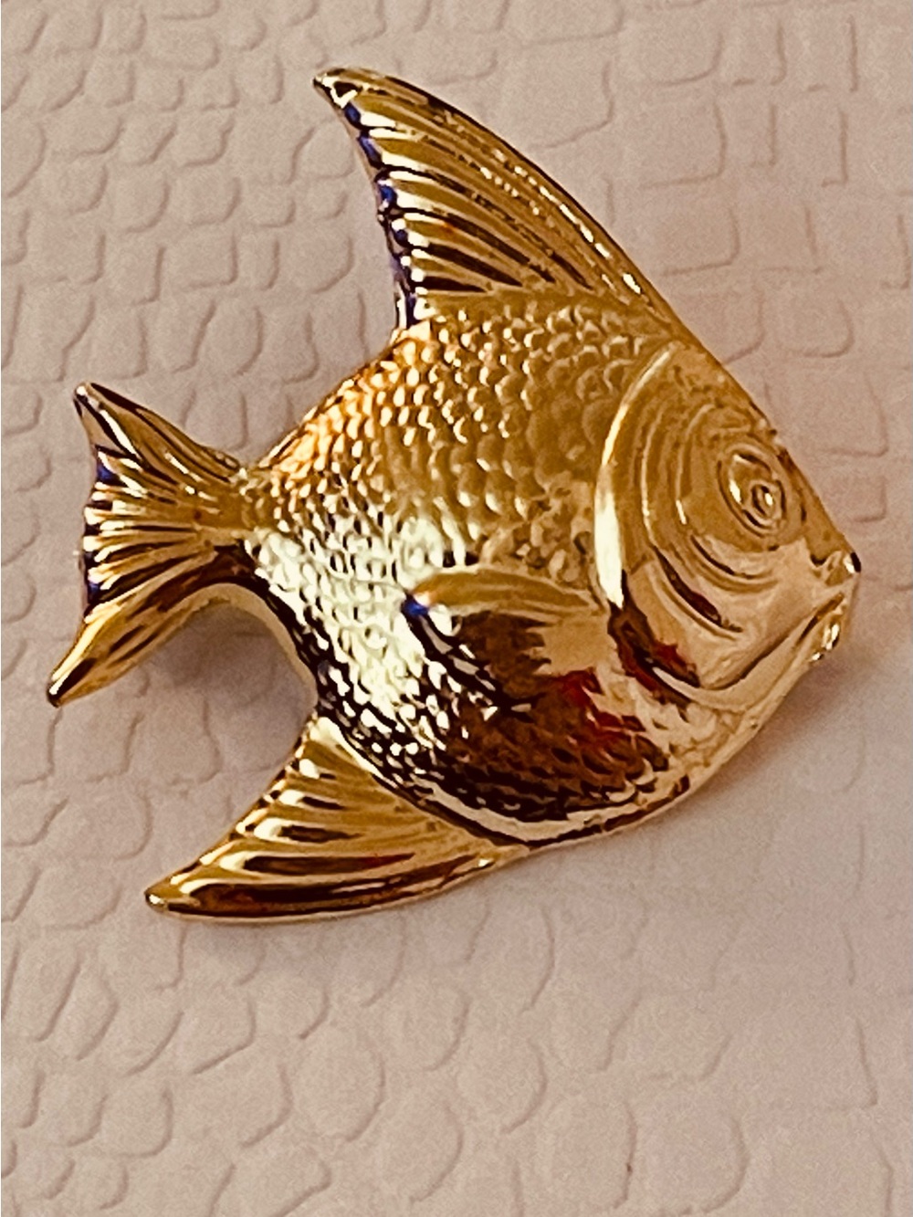 Gold Fish Ornament Decorative Accent for Aquarium or Home
